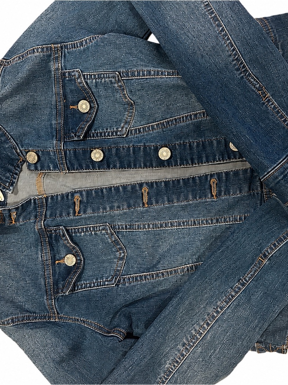 Wax Jean Light Blue Denim Shirt with Contrast Patch